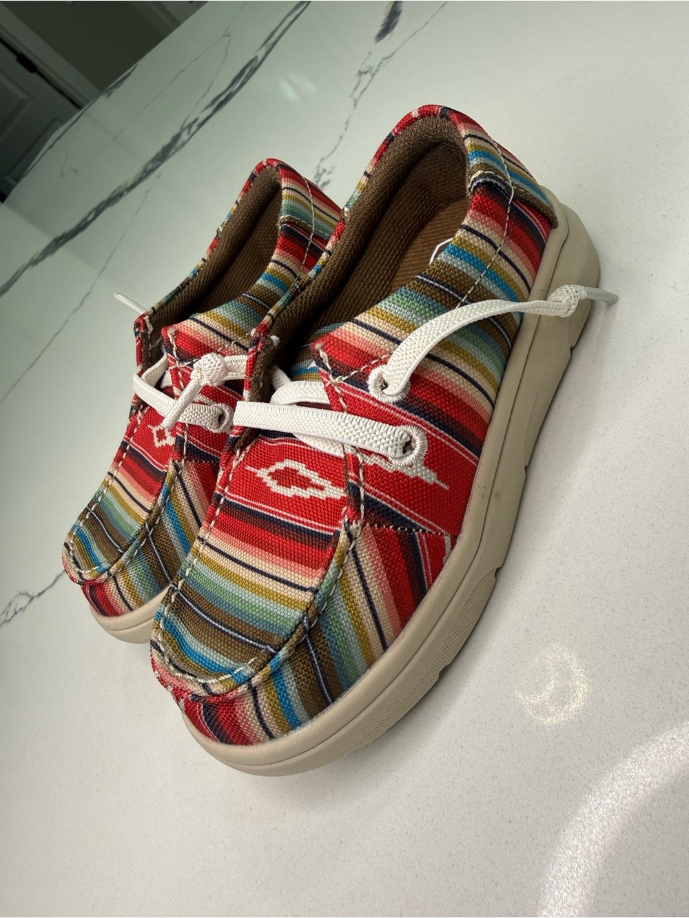 Ariat Toddler Unisex Stompers Pastel Serape Hilo Shoes Size 7C NWOT
